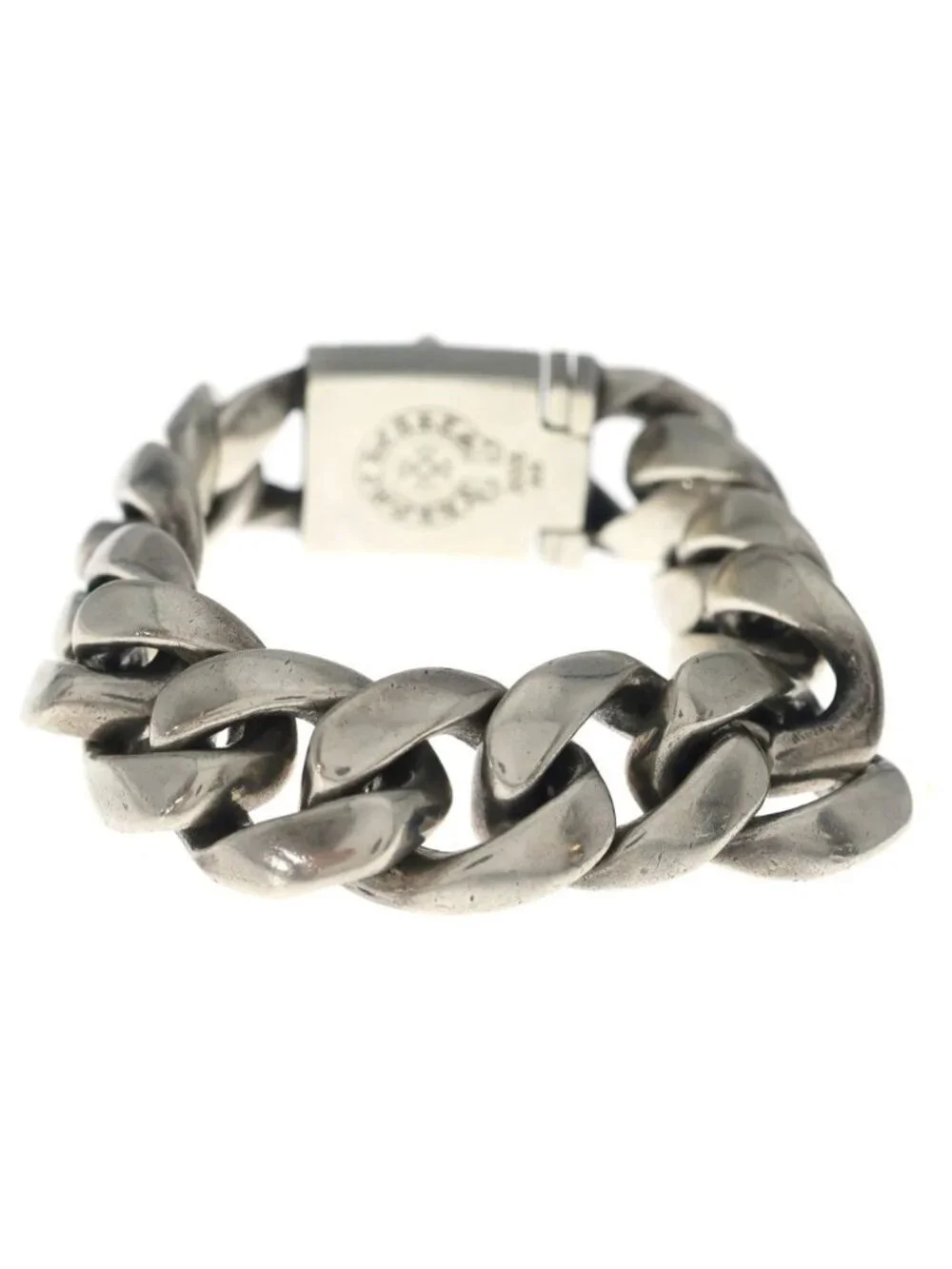 Chrome Hearts Clsc BS Flange Box ID Bracelet Silver